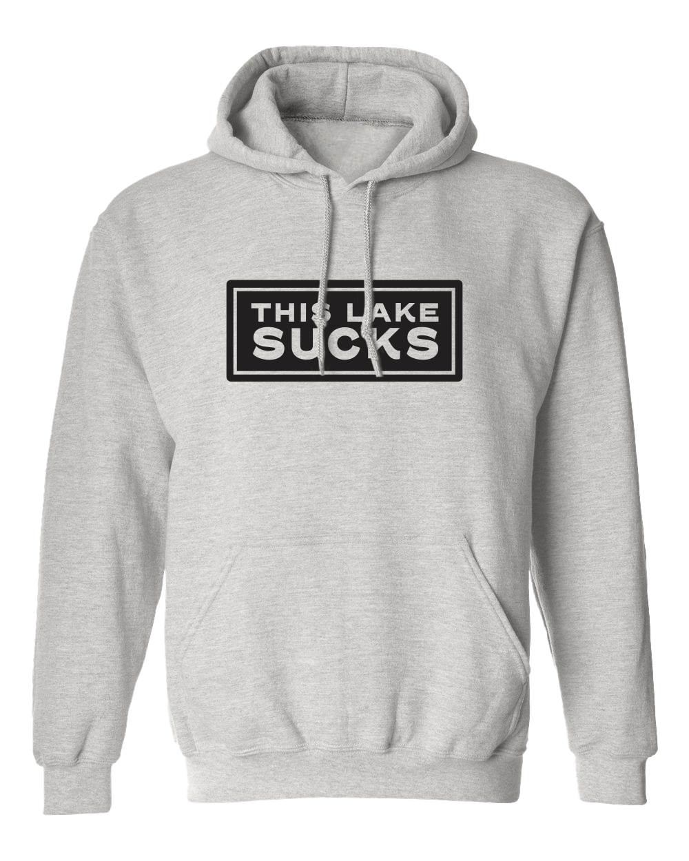 This Lake Sucks Ash Grey Hoodie
