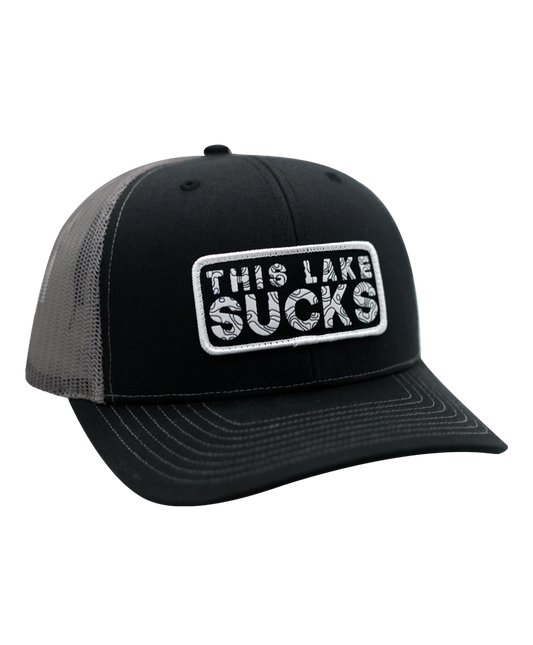This Lake Sucks Black/Charcoal Richardson 112 Hat