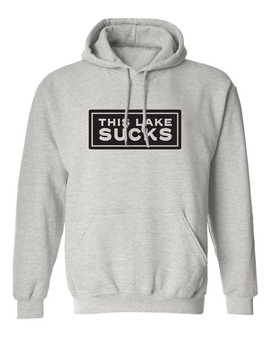 This Lake Sucks Ash Grey Hoodie