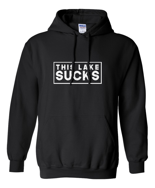 This Lake Sucks Black Hoodie